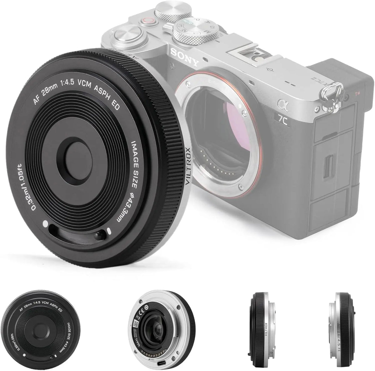 VILTROX 28mm F4.5 Pancake Full Frame Lens Viltrox