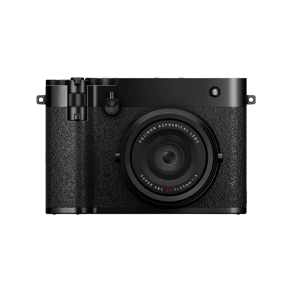 Fujifilm GFX100RF Digital Camera - Black, front view