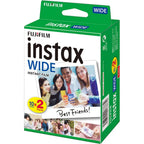 Fujifilm instax WIDE 20-shot film twin pack alternate retail packaging image
