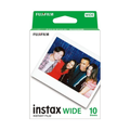 Fujifilm Instax Wide white-frame instant color film 10 sheets retail box front