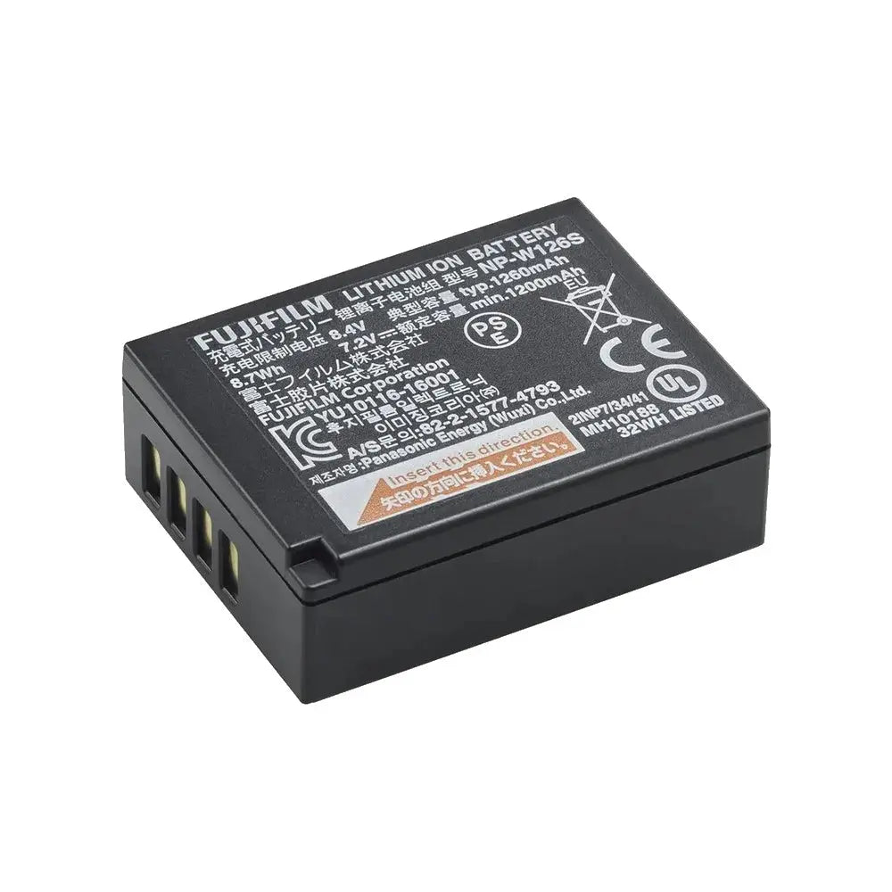 Fujifilm NP-W126 Lithium-Ion Camera Battery on white background