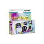 Fujifilm QuickSnap Flash single-use 35mm camera 27 exposures front retail carton