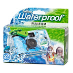 Fujifilm QuickSnap Waterproof 27 exposures ISO 800 camera retail box front view