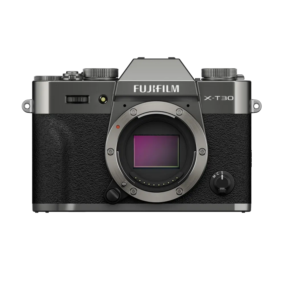 Fujifilm X-T30 III Mirrorless Camera - Charcoal Silver, front view