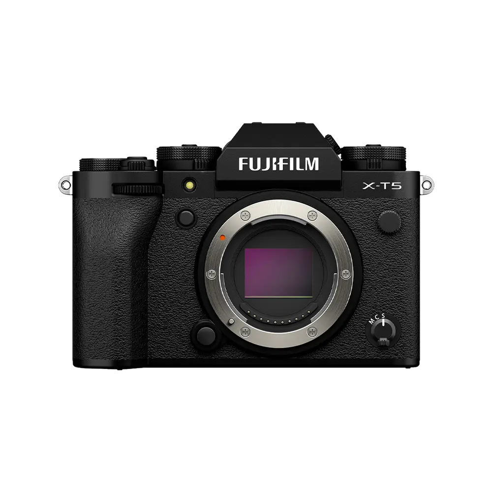 Fujifilm X-T5 Mirrorless Camera - Black, front view