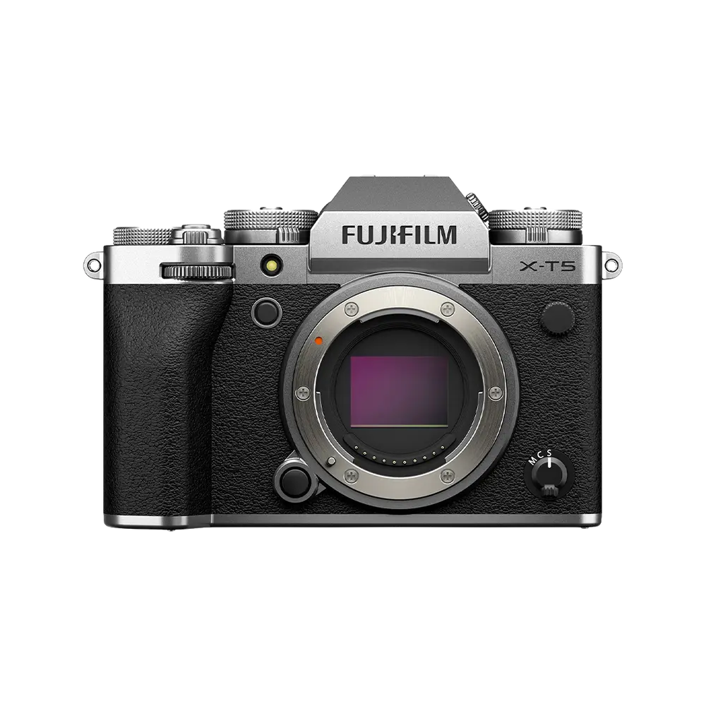 Fujifilm X-T5 Mirrorless Camera - Silver, front view