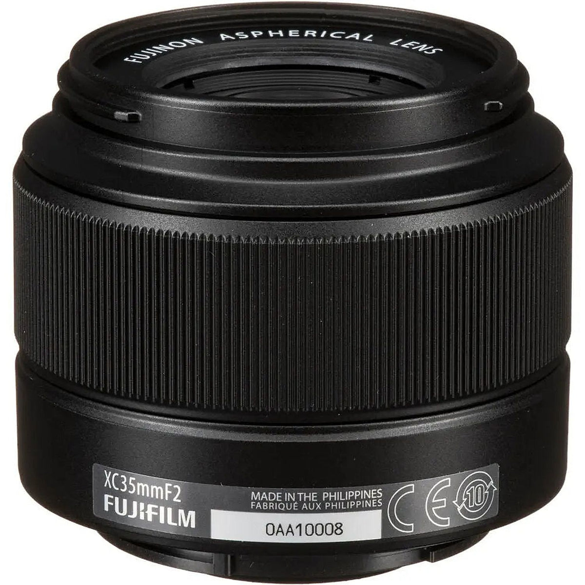Fujifilm Fujinon XC35mmF2 Lens — rear-side view showing the lens barrel and mount
