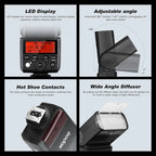 Godox TT350 Mini Thinklite TTL Flash (Black) Godox