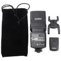 Godox TT520 II manual wireless camera flash, trigger, stand and pouch