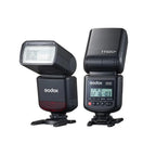Godox TT520 III speedlite front and rear product views