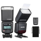 Godox TT520 III speedlite raised flash head, RT transmitter and carry pouch