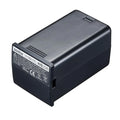 Godox WB29B black 14.4V rechargeable flash battery angled view