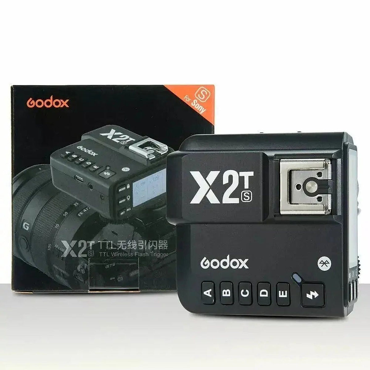 Godox X2T-S TTL wireless flash trigger for Sony with retail box