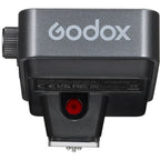 Godox X3Pro-N Nikon trigger rear housing and hotshoe contact detail