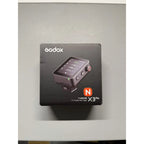 Godox X3Pro N flash transmitter black retail box showing Nikon N badge