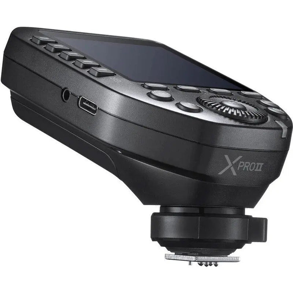 Godox XPro II-N Nikon wireless flash trigger side profile USB-C port