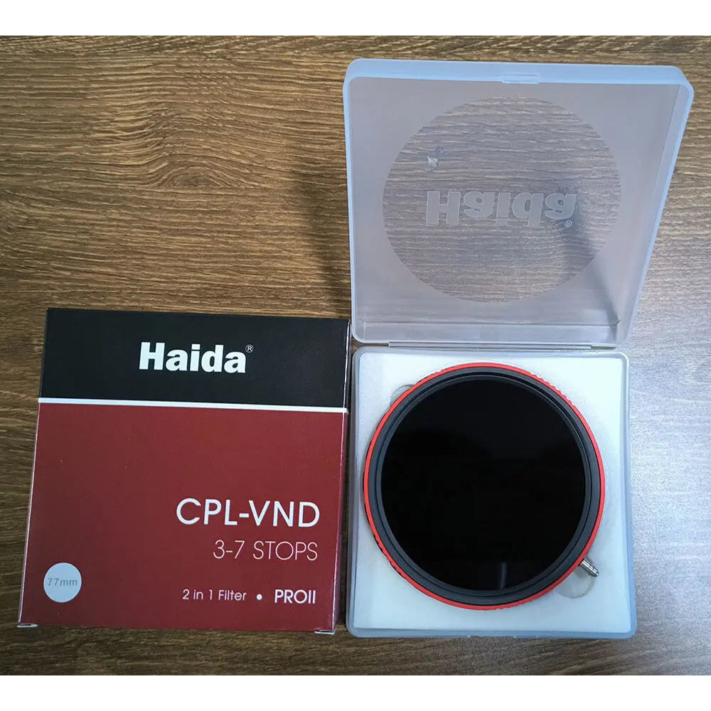 Haida Pro II 77mm CPL and variable ND 2-in-1 filter HD4781-77