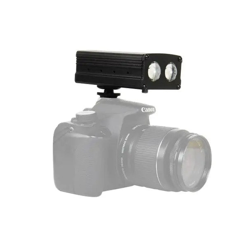 Hako LED 120 compact video light alternate angle