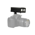 Hako LED 120 compact video light alternate angle