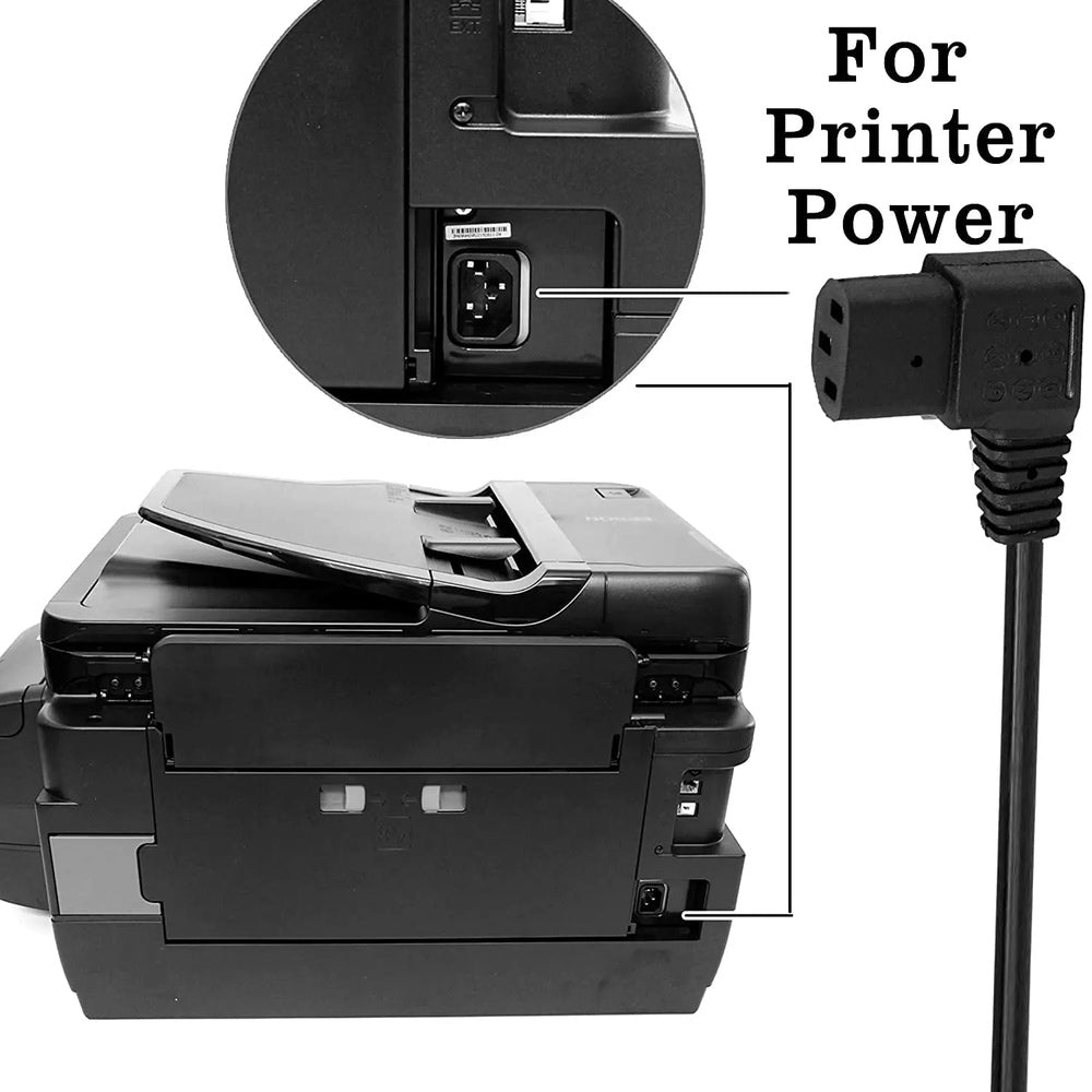 HIFFIN 10 metre 250V 3-pin power cable connector detail