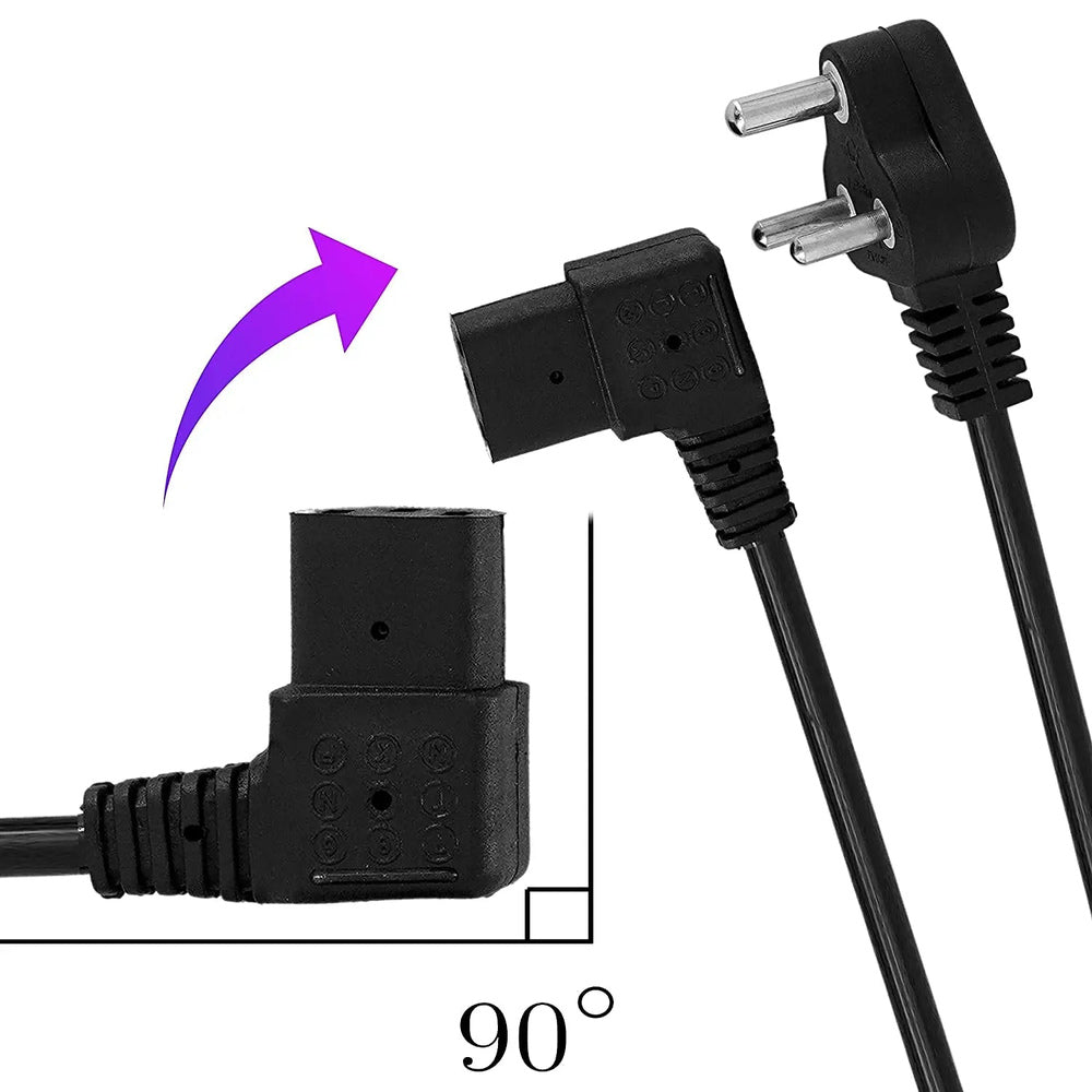 HIFFIN 10 metre 250V 3-pin power cable usage image