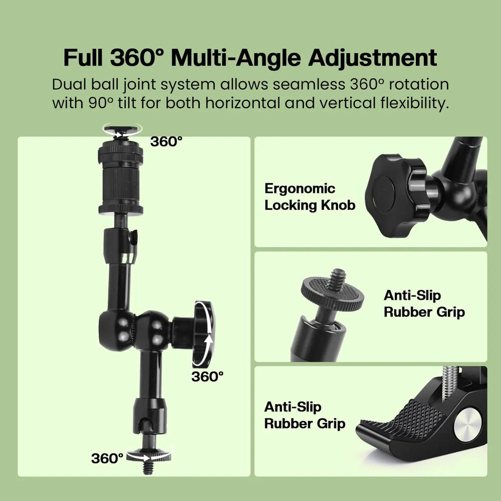 HIFFIN 7-inch articulating magic arm alternate view