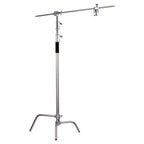 HIFFIN 9.5 ft Heavy Duty C-Stand with Boom Arm — product details and alternate view