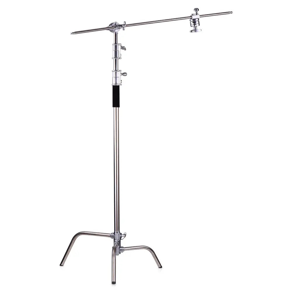 HIFFIN 9.5 ft Heavy Duty C-Stand with Boom Arm — product details and alternate view