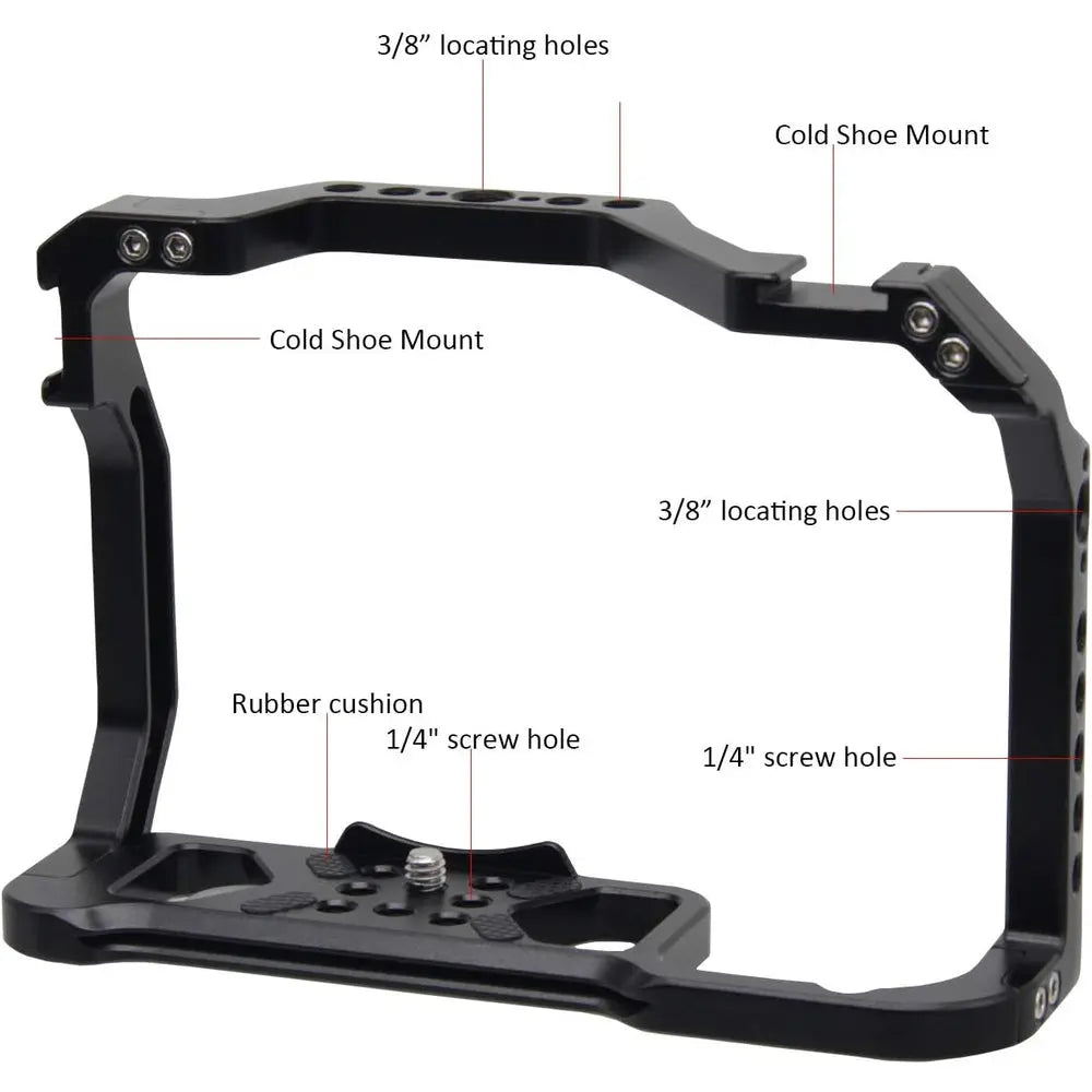 HIFFIN Camera Cage for Canon EOS R5 R6 R6 II R5 C — product details and alternate view