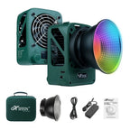 HIFFIN HF-150 RGB 150W Studio LED Video Light — product details and alternate view