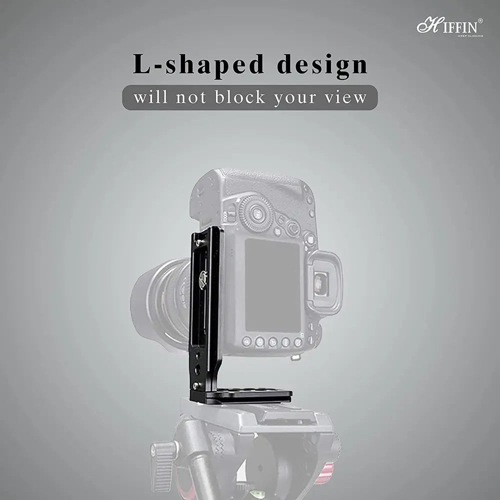HIFFIN L-Type Quick Release Vertical Camera Plate — product details and alternate view