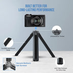 HIFFIN Mini Desktop Tabletop Camera Tripod — product details and alternate view