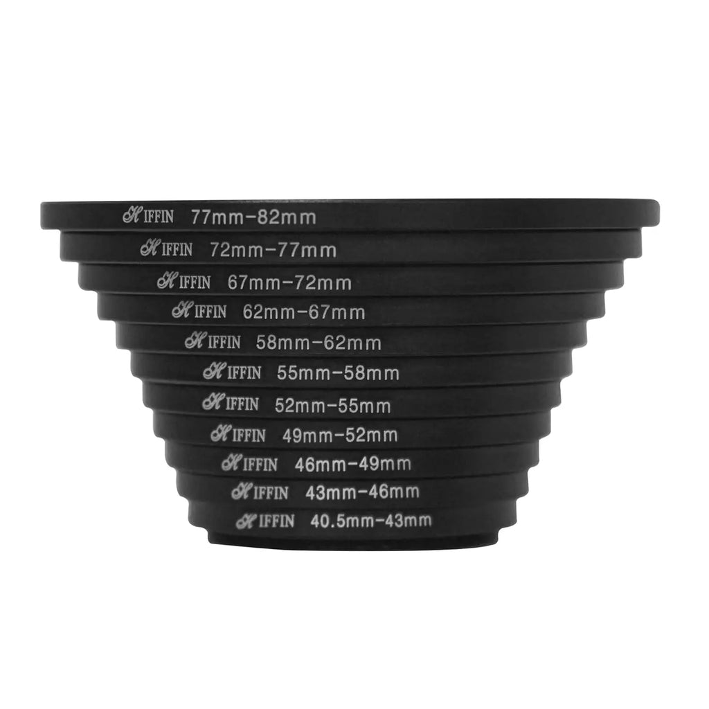 HIFFIN PRO 40.5–82mm step-up ring kit official product image