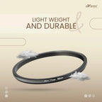 HIFFIN PRO 40.5–82mm anodized aluminum step-up ring kit detail