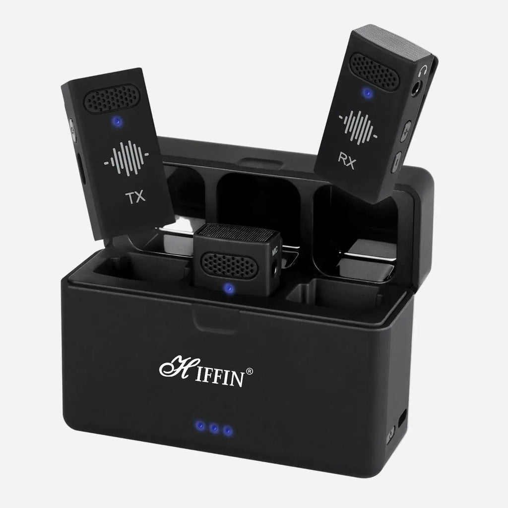 Hiffin HWM-50 Wireless Microphone System for Camera & Phone HIFFIN