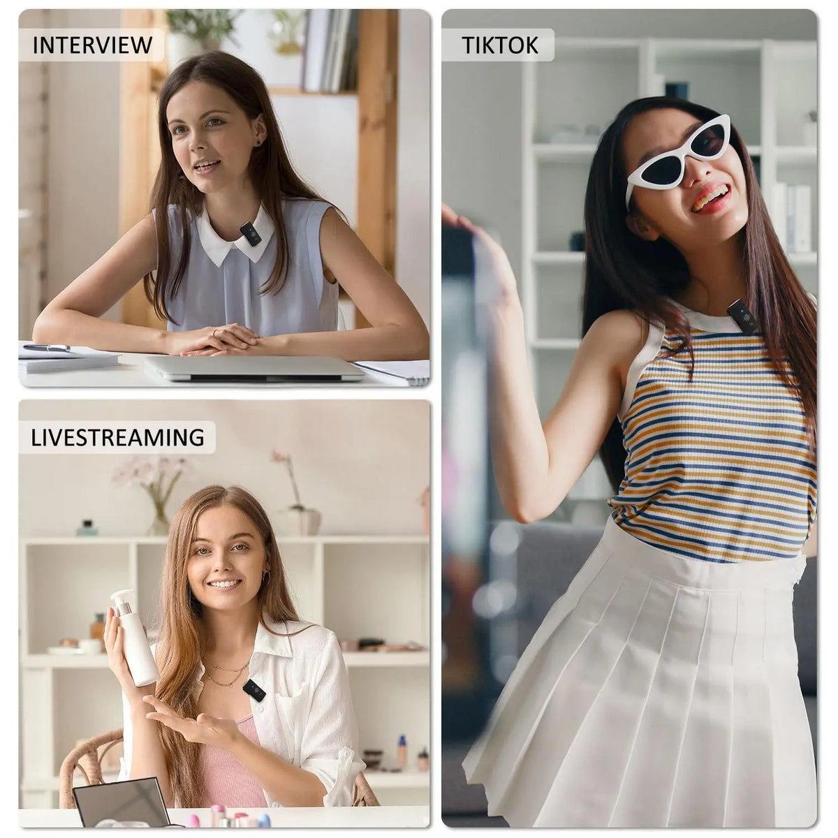 Hiffin HWM-50 Wireless Microphone System for Camera & Phone HIFFIN