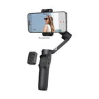 Hohem iSteady X3 SE black stabilizer with smartphone landscape and detached remote