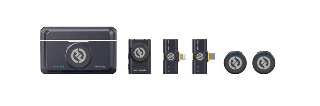 Hollyland LARK M2 wireless microphone combo official product image