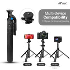 HIFFIN HST-61 63 Selfie Stick Tripod with Wireless Remote HIFFIN