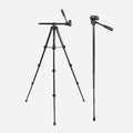 HTR-900 Aluminium Tripod Cum Monopod 4.5ft HIFFIN