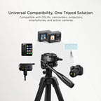 HTR-900 Aluminium Tripod Cum Monopod 4.5ft HIFFIN