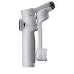 Insta360 Flow 2 Stone Gray gimbal folded side view