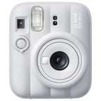 Fujifilm Instax Mini 13 Clay White instant camera front view