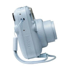 Fujifilm Instax Mini 13 Frost Blue camera side profile and lens detail