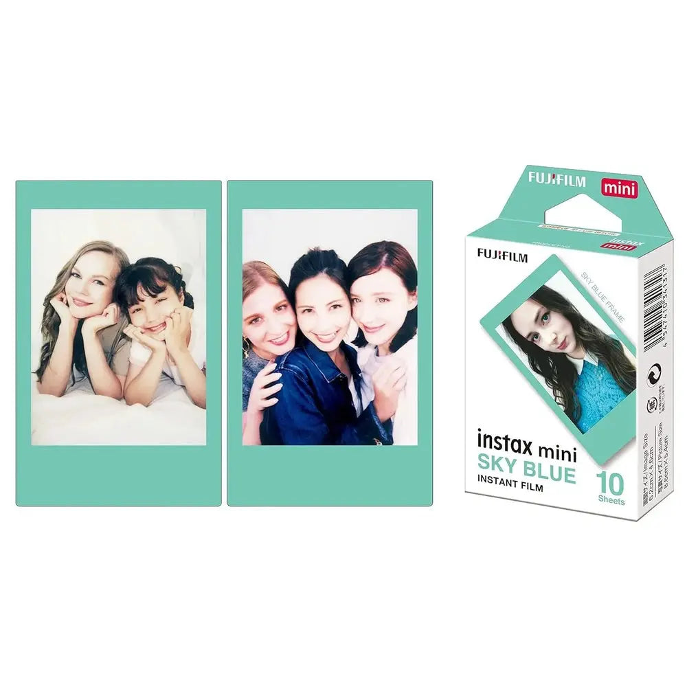 Fujifilm Instax Mini Designer Instant Film Sky Blue Frame