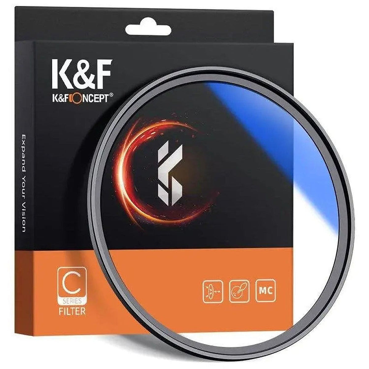 K&F Concept KF01.1429 82mm C Series slim multi-coated UV protection filter with box