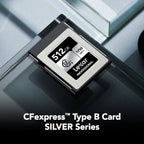 Lexar Professional Silver 512GB CFexpress Type B memory card - card view