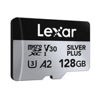 Lexar Professional SILVER PLUS 128GB microSDXC UHS-I V30 memory card