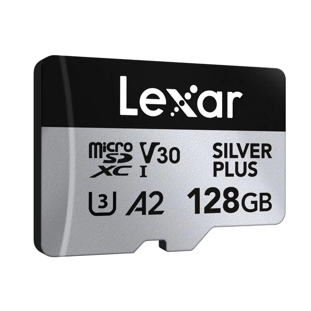Lexar Professional SILVER PLUS 128GB microSDXC UHS-I V30 memory card