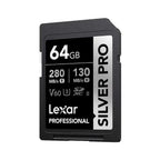 Lexar Professional SILVER PRO 64GB SDXC UHS-II V60 memory card